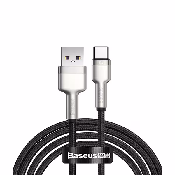 کابل تبدیل USB به Type-c باسئوس طول 2 متر با توان 40 وات مدل CATJK-B01