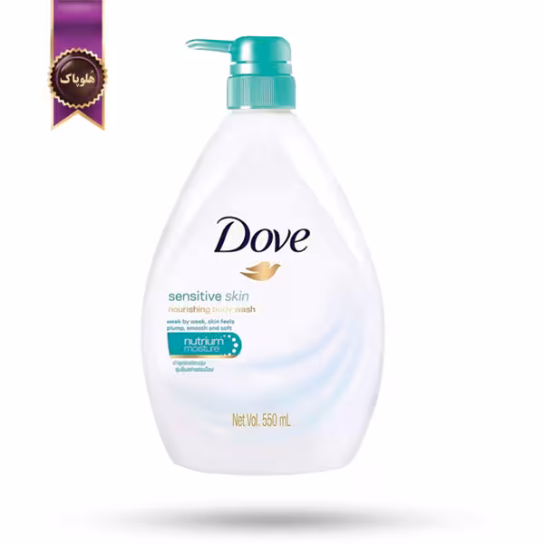 شامپو بدن داو Dove مدل مناسب پوست حساس Sensitive Skin حجم 550 میلی لیتر (اورجینال)