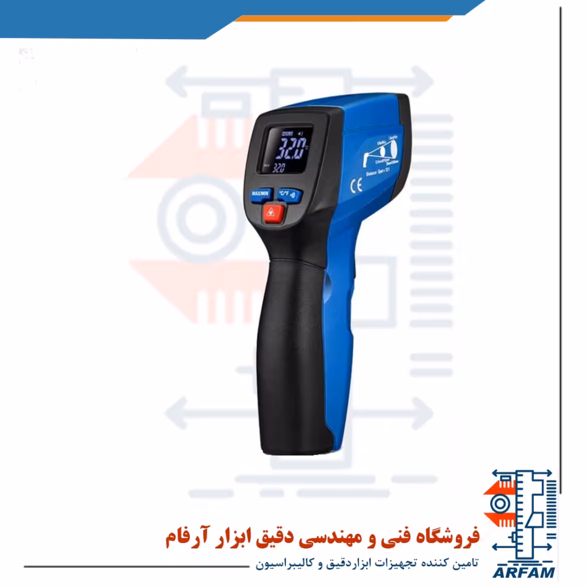 دماسنج لیزری سم مدل CEM DT-820B