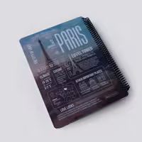 دفتر خط‌دار 100 برگ وزیری PARIS سیتی پیل (PILL)