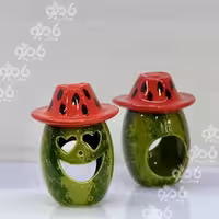 ست هندوانه جاشمعی کلاهدار باریک