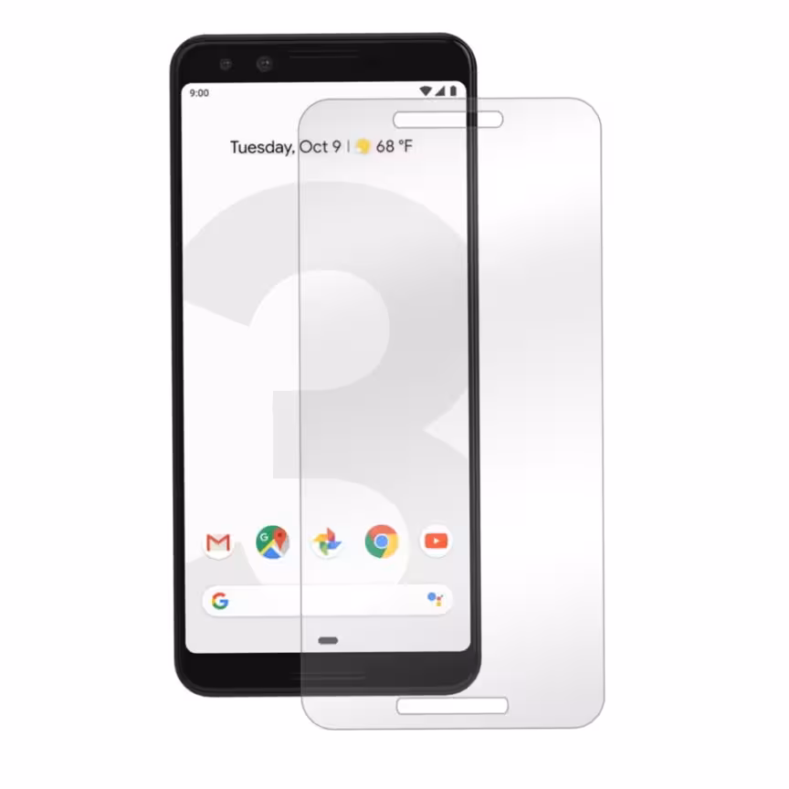 گلس نانو مات بلوکات (ضد اشعه آبی) و ضد ضربه گوشی گوگل Pixel 3 برند راک اسپیس

