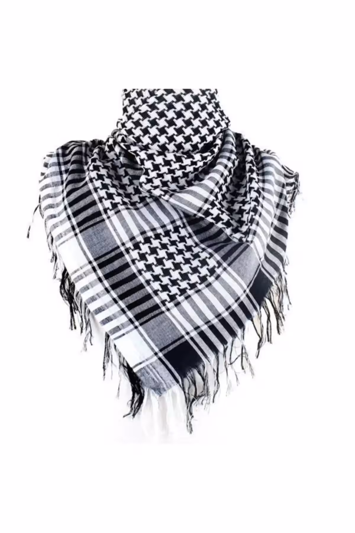 شال قومی سفید - 5956