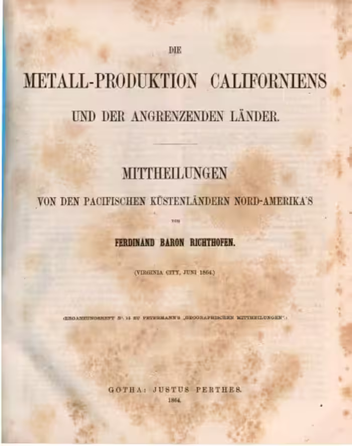 خرید و دانلود نسخه کامل کتاب Die Metall-Produktion Californiens [Kaliforniens] und der angrenzenden Länder