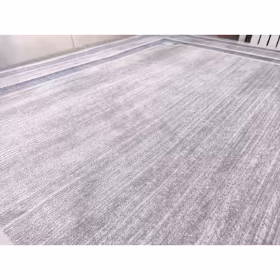 فرش ماشینی زمرد مشهد مدل NO009 زمینه طوسی