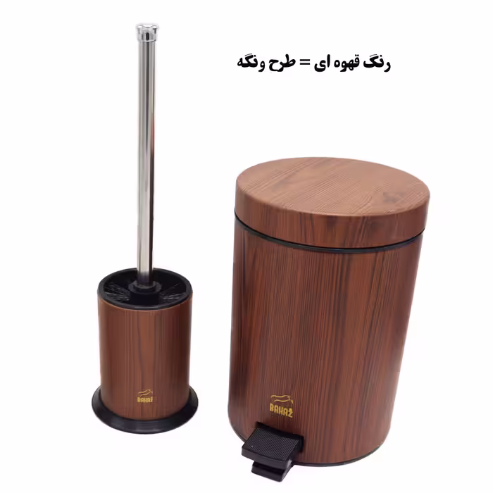 ست سطل زباله و فرچه بهاز کالا مدل 2-kotah 