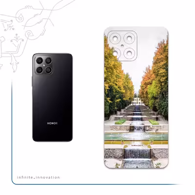 برچسب پوششی ماهوت مدل SHAHZADEH-Garden مناسب برای گوشی موبایل آنر X8