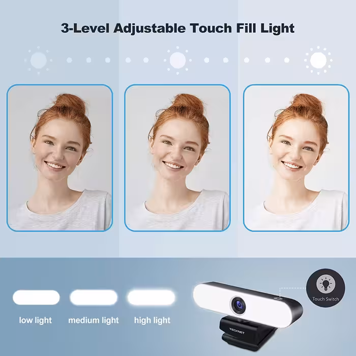 وب کم تیک نت مدل Conferencing with 3-Level Brightness