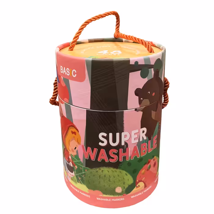 ماژیک رنگ آمیزی بیسیک مدل whashable-S-048 کد 159039 بسته 48 عددی