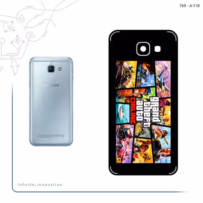 برچسب پوششی ماهوت مدل GTA Online Game Series مناسب برای گوشی موبایل سامسونگ Galaxy A8 2016