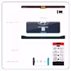 برچسب پوششی ماهوت مدل Hyundai-Logo مناسب برای تبلت مایکروسافت Surface Pro 4 2015