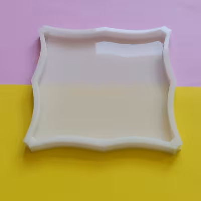 قالب رزین مدل زیر لیوانی طرح سنتی کد TD1