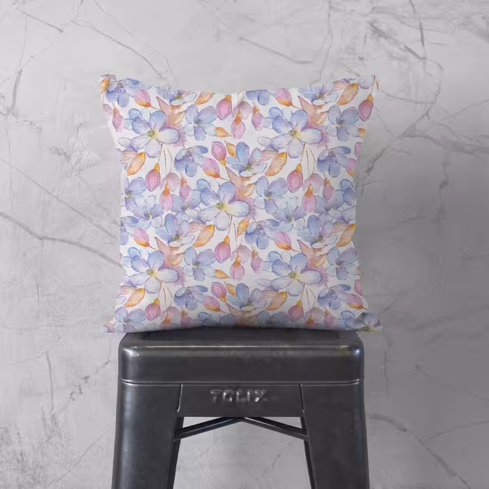 کاور کوسن مدل گل دورو طرح دار کد 1400186