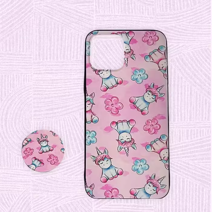 کاور طرح یونیکورن مدل FANT8 مناسب برای گوشی موبایل اپل IPHONE 11 PRO به همراه پایه نگهدارنده