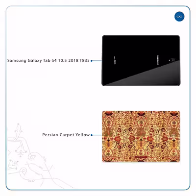 برچسب پوششی ماهوت مدل Iran-Carpet2 مناسب برای تبلت سامسونگ Galaxy Tab S4 10.5 2018 T835