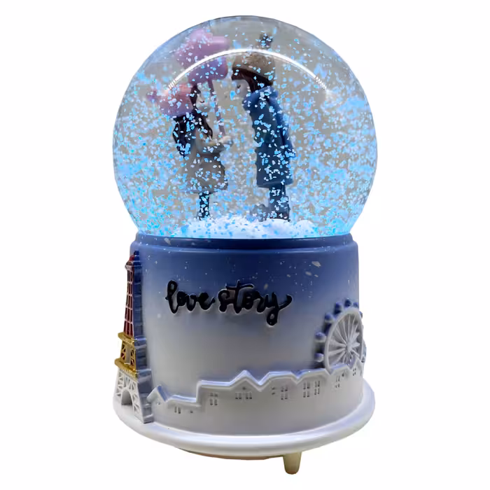 گوی موزیکال مدل پمپی Love Story کد PB2047