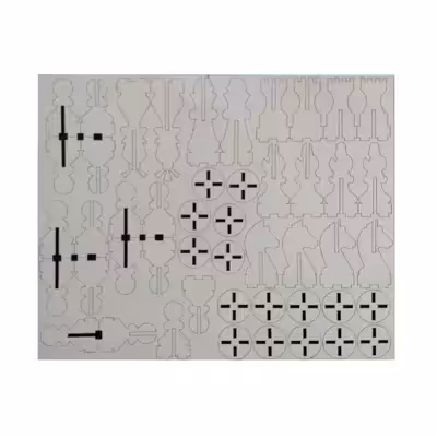 مهره شطرنج کد 16x2 مجموعه 32 عددی