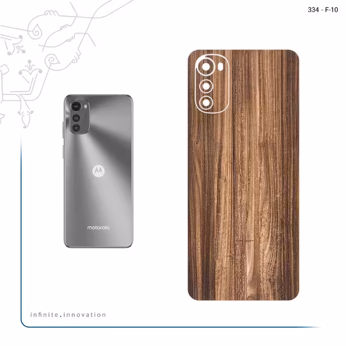برچسب پوششی ماهوت مدل Light_Walnut_Wood مناسب برای گوشی موبایل موتورولا Moto E32s