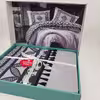 سرویس ملحفه کاتن باکس مدل Candy Degno Siyah دو نفره 4 تکه