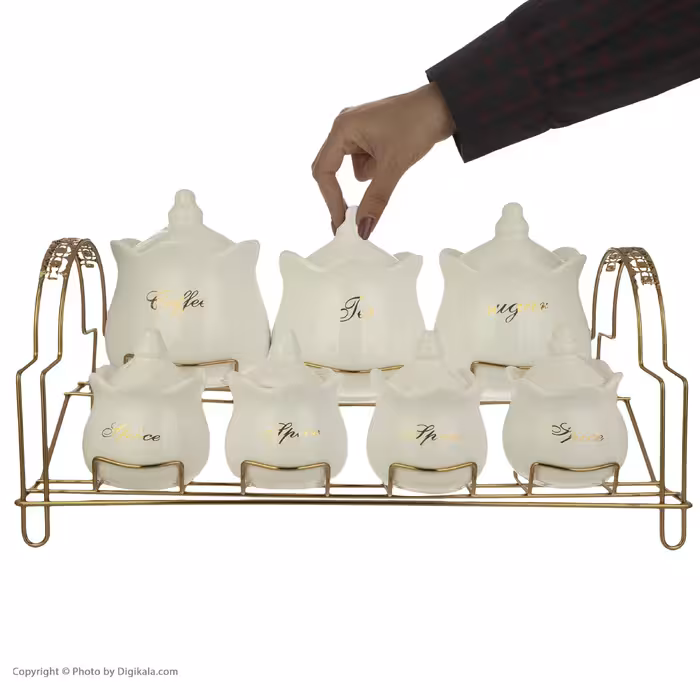 ست جا ادویه ای 7 پارچه ماگرو مدل کاج