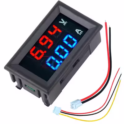ماژول ولت متر و آمپرمتر مدل 100V50A