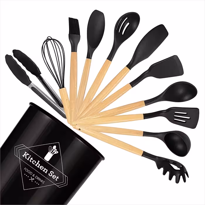 سرویس کفگیر و ملاقه 12 پارچه مدل کیچن ست کد UNT45