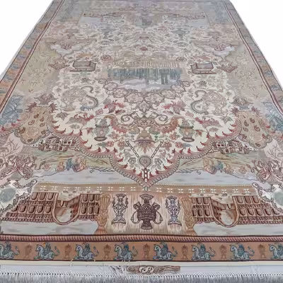 فرش دستبافت شش متری مدل نامی تبریز کد 903