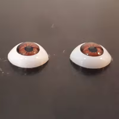 چشم عروسک طرح بیضی کد MEL-COL مجموعه 8 عددی