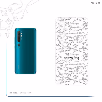 برچسب پوششی ماهوت مدل Chemistry Science مناسب برای گوشی موبایل شیائومی Mi Note 10