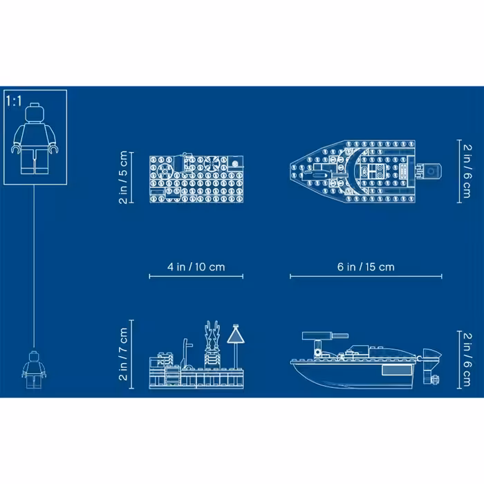 لگو سری سیتی مدل Dock Side Fire کد 60213