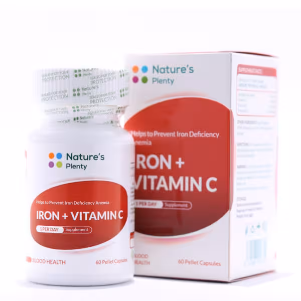 قرص آیرون ویتامین سی نیچرز پلنتی | قیمت و مصرف آن