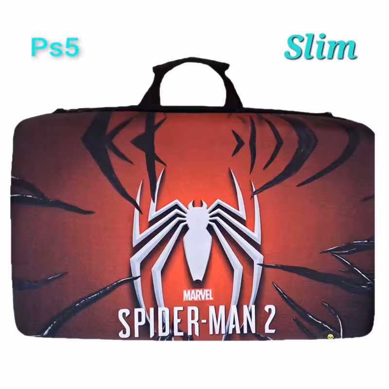 کیف حمل PS5 مدل slim طرح spiderman 2