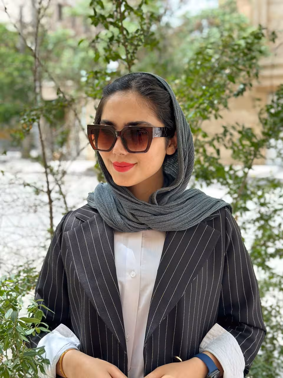 عینک آفتابی برند PRADA زنانه دخترانه ترند قهوه ای یووی 400