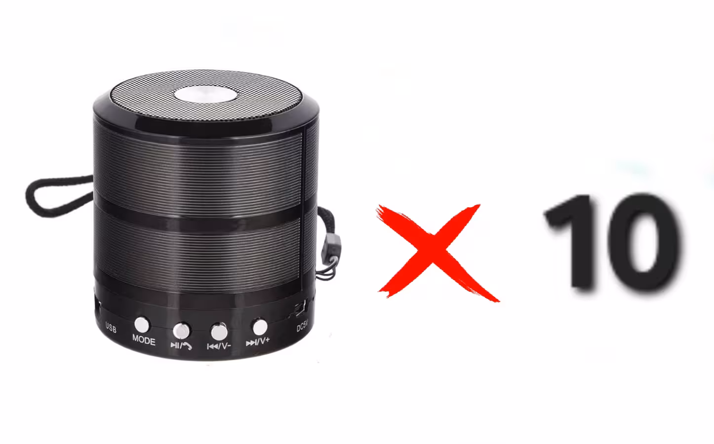 اسپیکر بلوتوثی وستر Mini WS-887 سبد 10 عددی