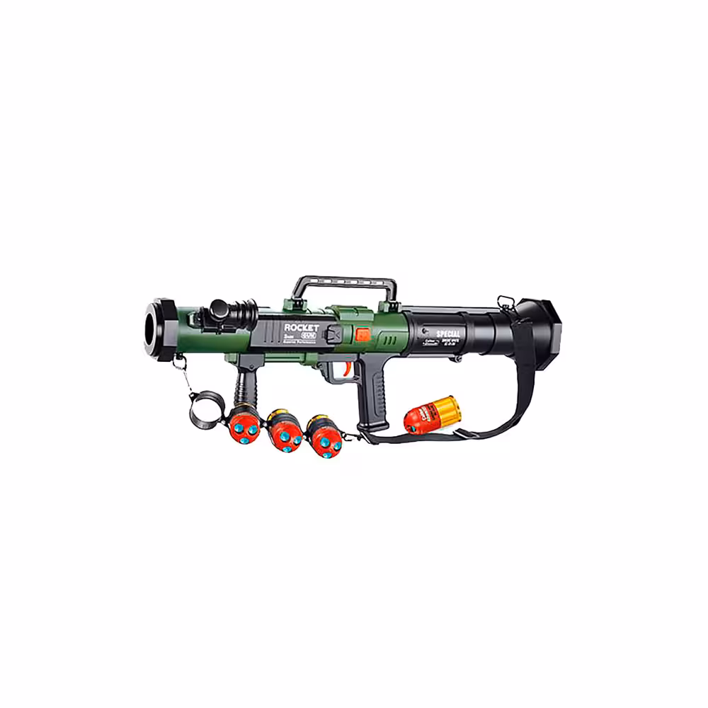 تفنگ بازی مدل RPG تیر اسفنجی کد2033