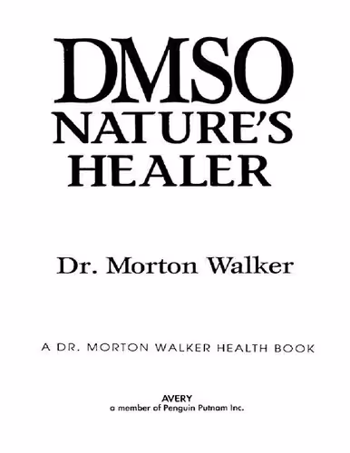خرید و دانلود نسخه کامل کتاب DMSO: Nature&#039;s Healer