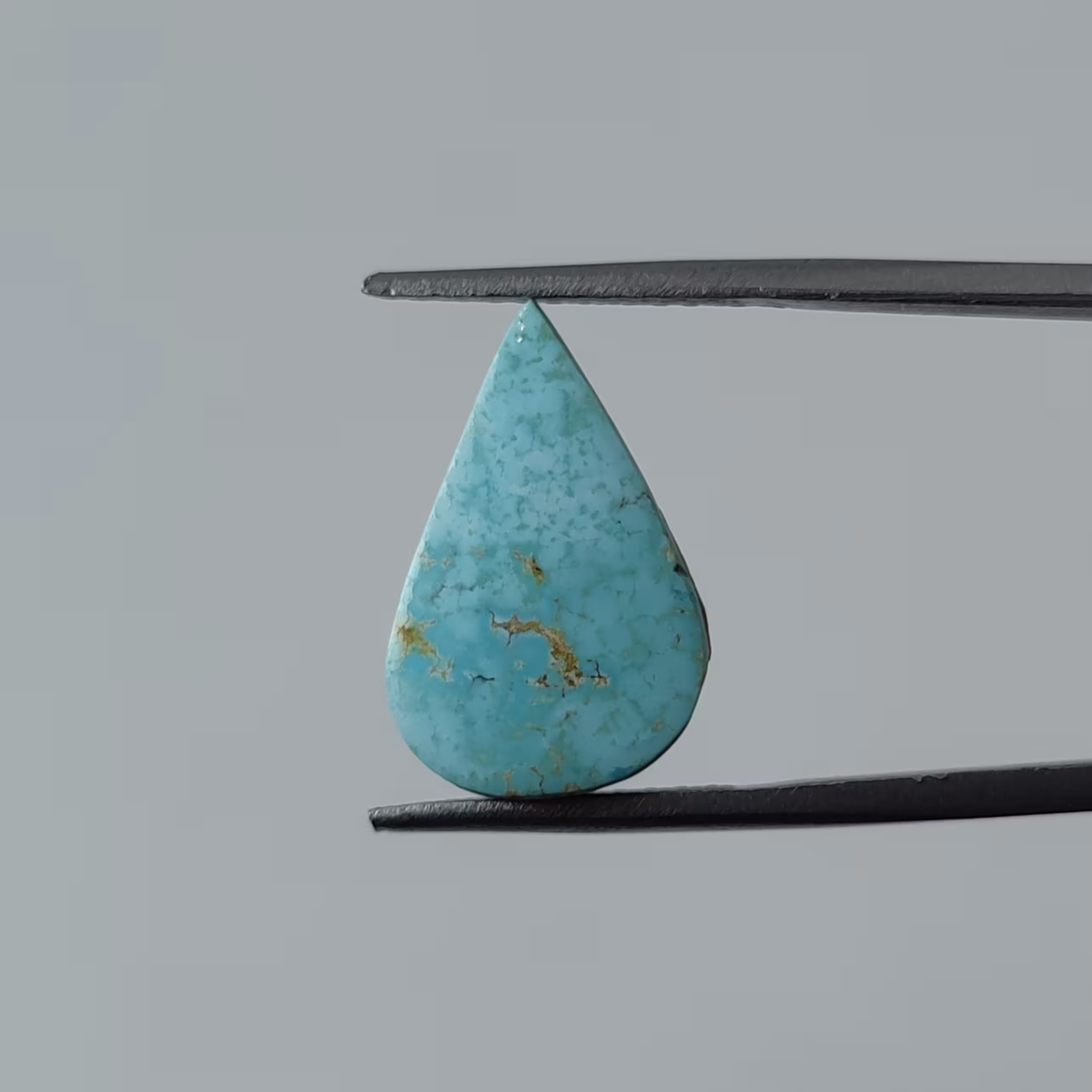 نگین سنگ فیروزه معدنی نیشابور (بدون احیاء و زنده)