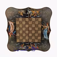 تخته نرد و شطرنج 50 سانتی دالبر مینیاتور کدdm52