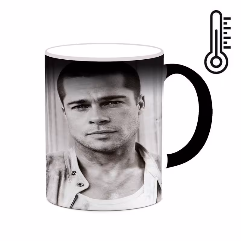 ماگ حرارتی چیتوکالا طرح برد پیت Brad Pitt مدل mgh25299