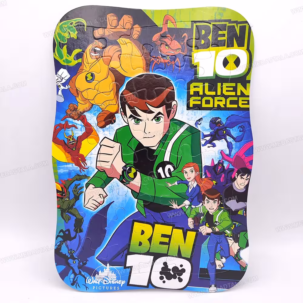 پازل پشت وایت بردی بن BEN 10 ALIEN FORCE