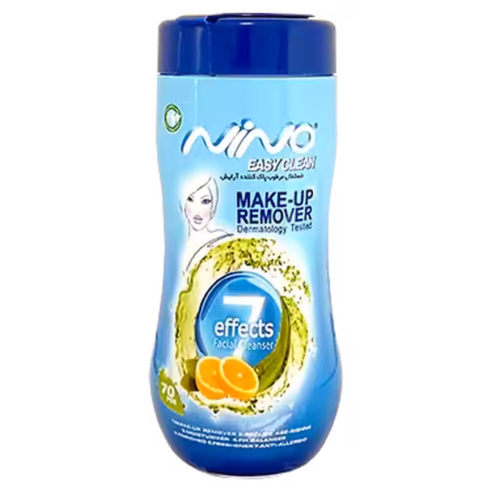 دستمال مرطوب آرايش کمر باريک 48 عددی نینو