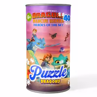 پازل 40 تکه کارتون ناجیان اژدها سوار