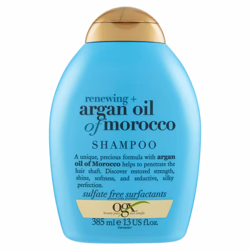 شامپو او جی ایکس روغن آرگان بدون سولفات ترمیم کننده و نرم کننده OGX