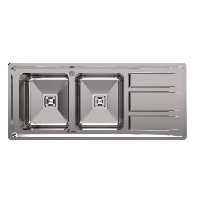 سینک ظرفشویی دولگن توکار لگن چپ عمق سینی 4 سانت کد BS-4402 بیمکث