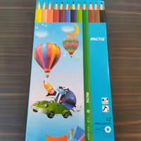 مداد رنگی 12 رنگ مقوایی فکتیس 