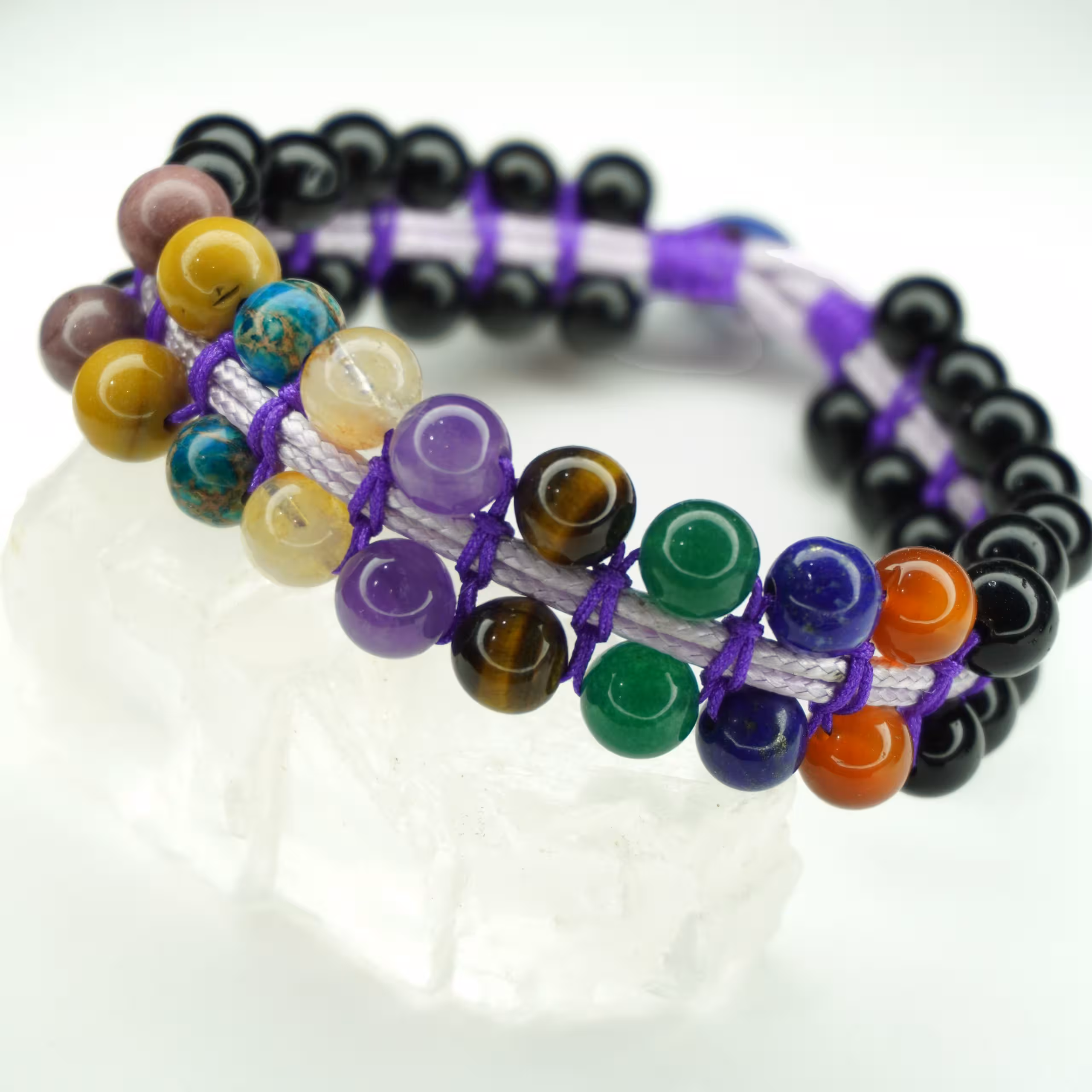 دستبند سنگ دوردیفه بهاری کد310174