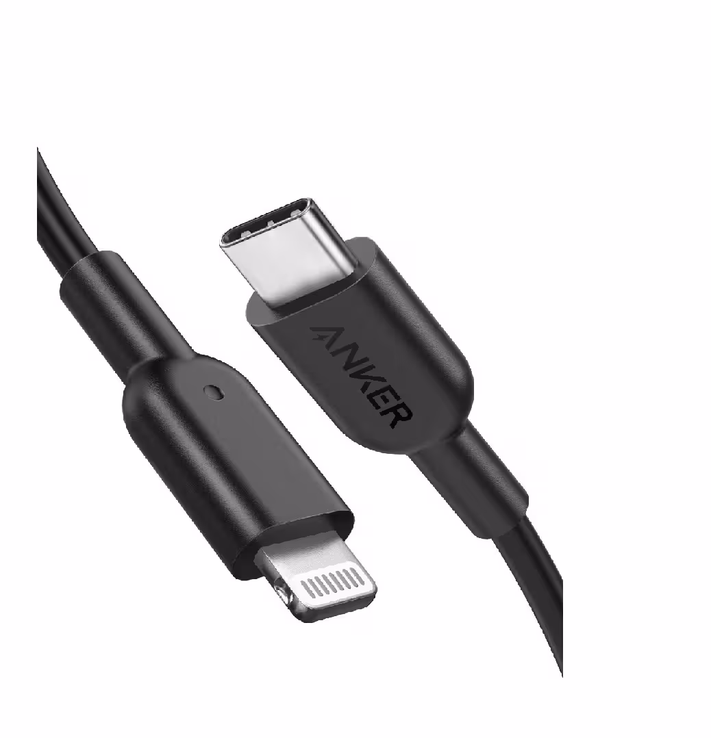 کابل انکر Anker 321 USB-C to Lightning طول 90 سانتی متر مدل A8632 رنگ صورتی
