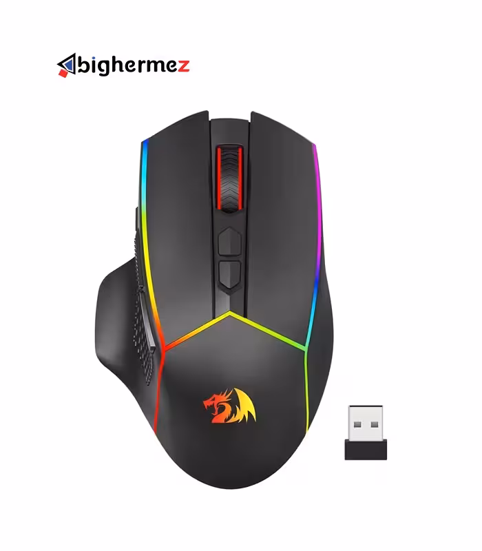 ماوس باسیم/بیسیم مخصوص بازی ردراگون مدل AXE M814 PRO RGB