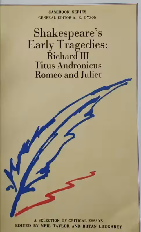 Shakespeare's Early Tragedies | Neil Taylor, Bryan Loughrey