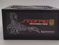 پاور RAIDMAX SCORPIO RX-735AP-S (استوک-نیمه ماژولار)دارای جعبه